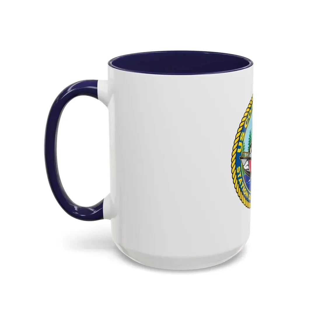 USCGS Quillayute River (U.S. Coast Guard) Accent Coffee Mug - Go Mug Yourself