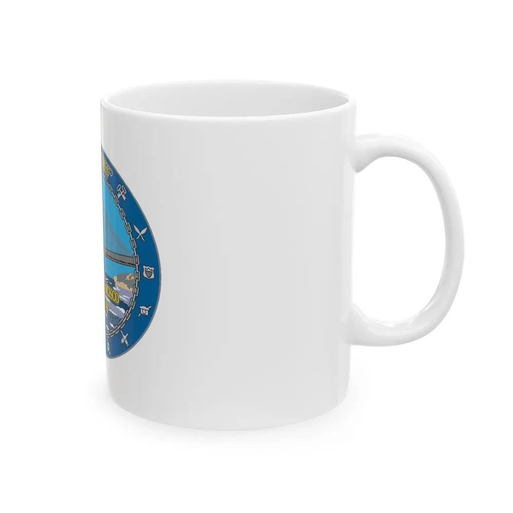 USCGS San Francisco Ask The Chief (U.S. Coast Guard) White Coffee Mug-Go Mug Yourself