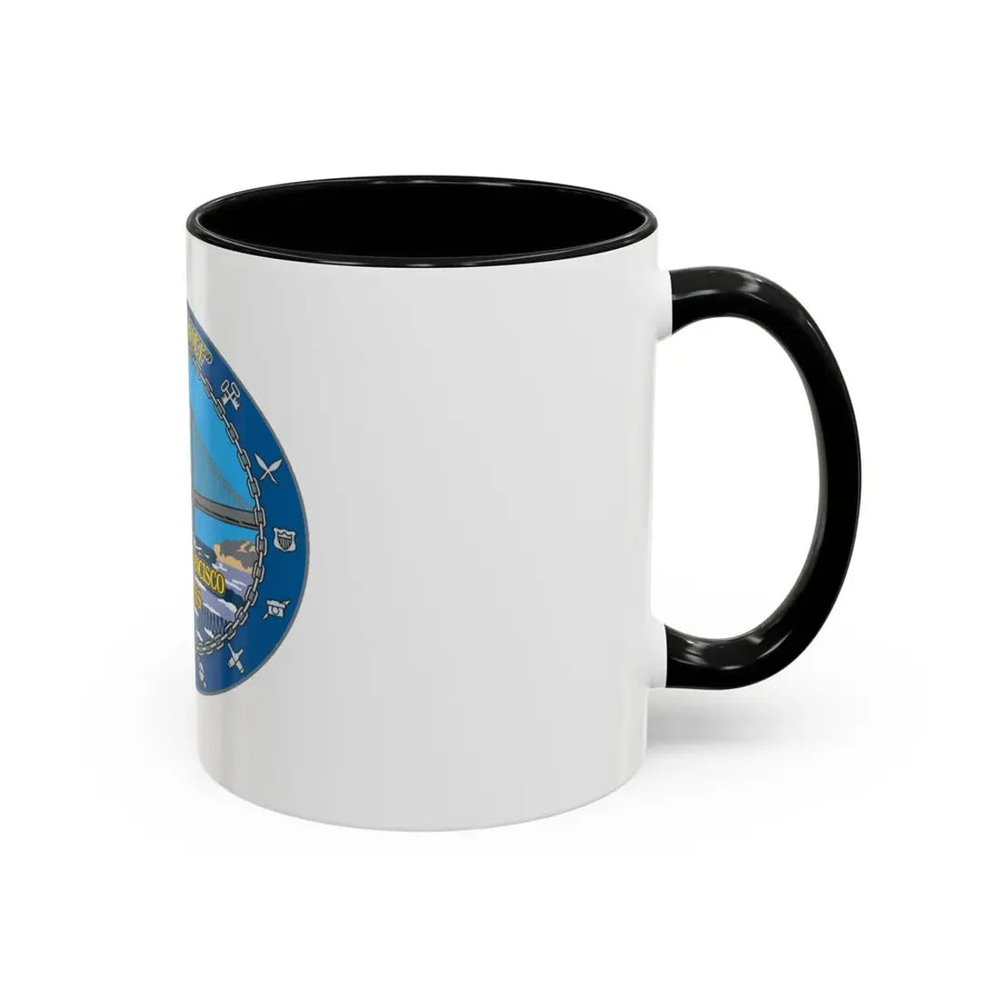 USCGS San Francisco Ask The Chief (U.S. Coast Guard) Accent Coffee Mug - Go Mug Yourself