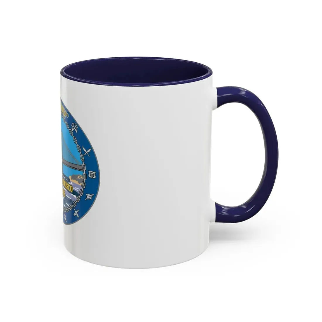 USCGS San Francisco Ask The Chief (U.S. Coast Guard) Accent Coffee Mug - Go Mug Yourself