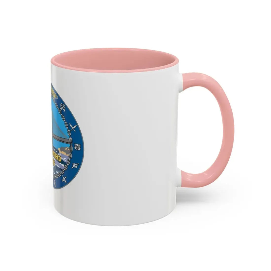 USCGS San Francisco Ask The Chief (U.S. Coast Guard) Accent Coffee Mug - Go Mug Yourself