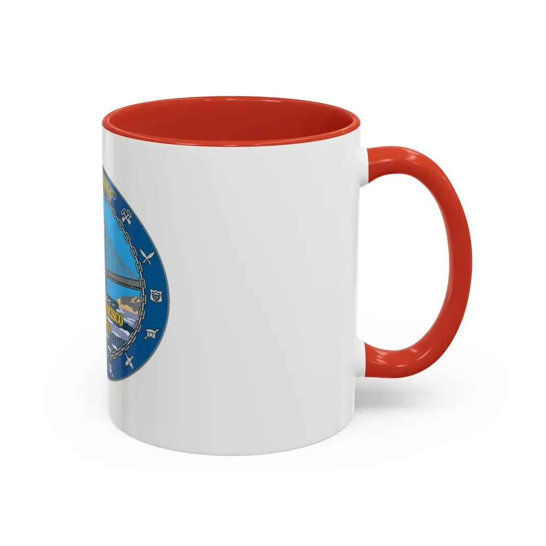 USCGS San Francisco Ask The Chief (U.S. Coast Guard) Accent Coffee Mug - Go Mug Yourself