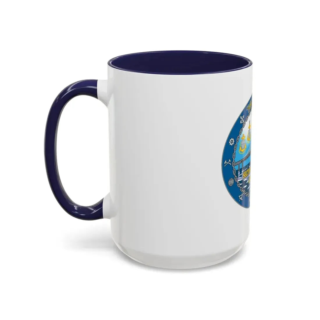 USCGS San Francisco Ask The Chief (U.S. Coast Guard) Accent Coffee Mug - Go Mug Yourself