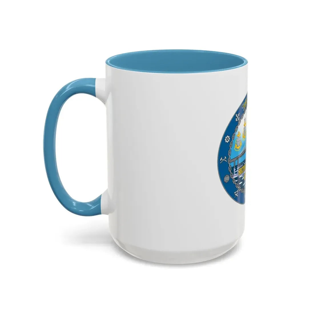 USCGS San Francisco Ask The Chief (U.S. Coast Guard) Accent Coffee Mug - Go Mug Yourself