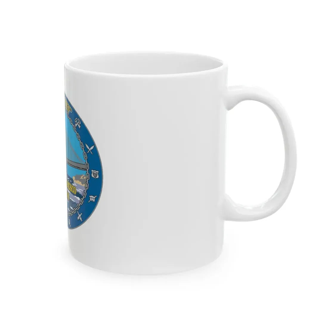 USCGS San Francisco Ask The Chief (U.S. Coast Guard) White Coffee Mug - Go Mug Yourself