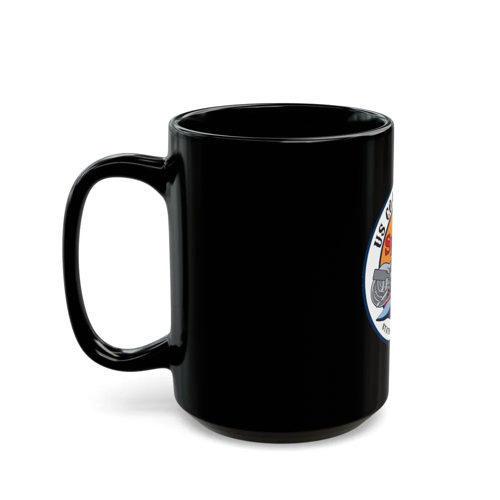 USCGS San Francisco Station (U.S. Coast Guard) Black Coffee Mug-Go Mug Yourself