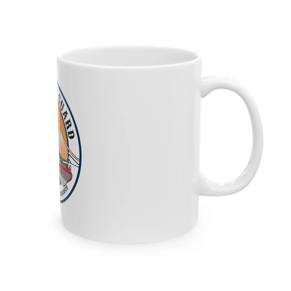 USCGS San Francisco Station (U.S. Coast Guard) White Coffee Mug-Go Mug Yourself