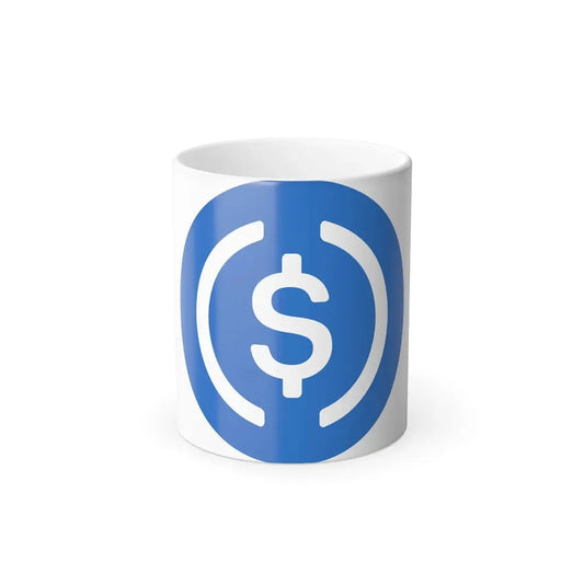 USD COIN USDC (Cryptocurrency) Color Changing Mug 11oz Default Title 11oz - Go Mug Yourself