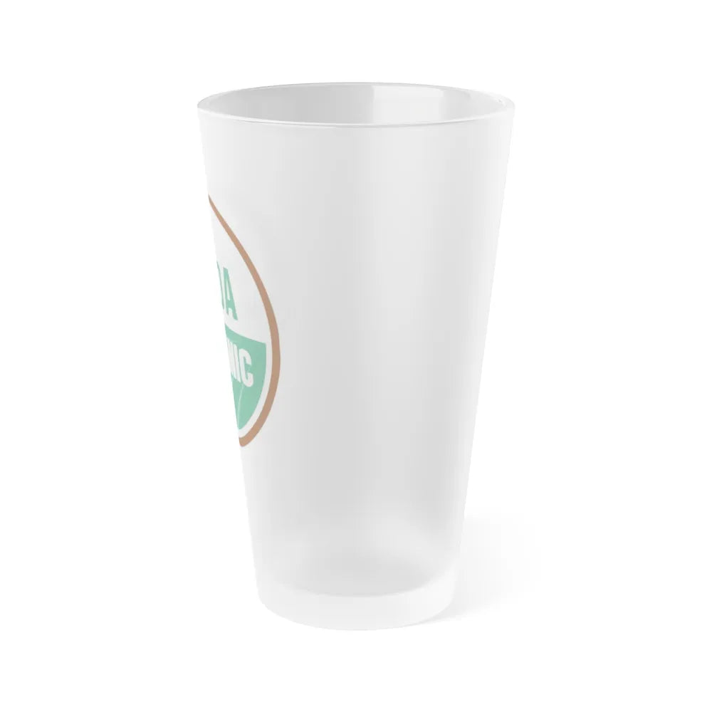 USDA Organic - Frosted Pint Glass 16oz-Go Mug Yourself