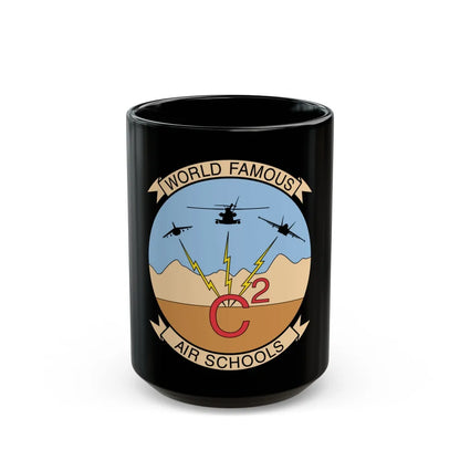 USMC Air Schools (USMC) Black Coffee Mug-15oz-Go Mug Yourself