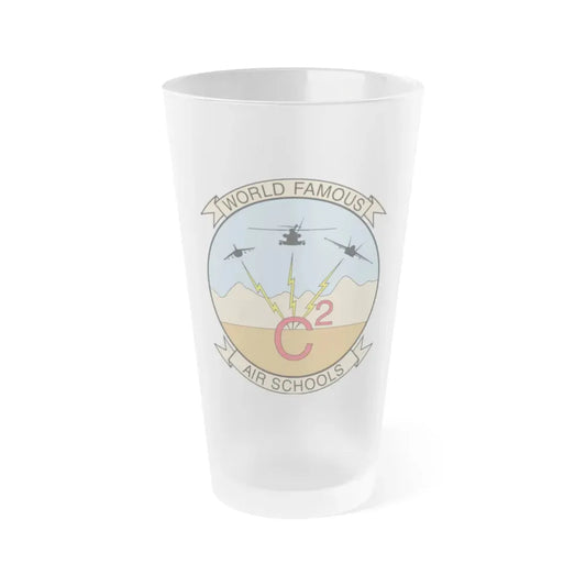 USMC Air Schools (USMC) Frosted Pint Glass 16oz Default Title - Go Mug Yourself