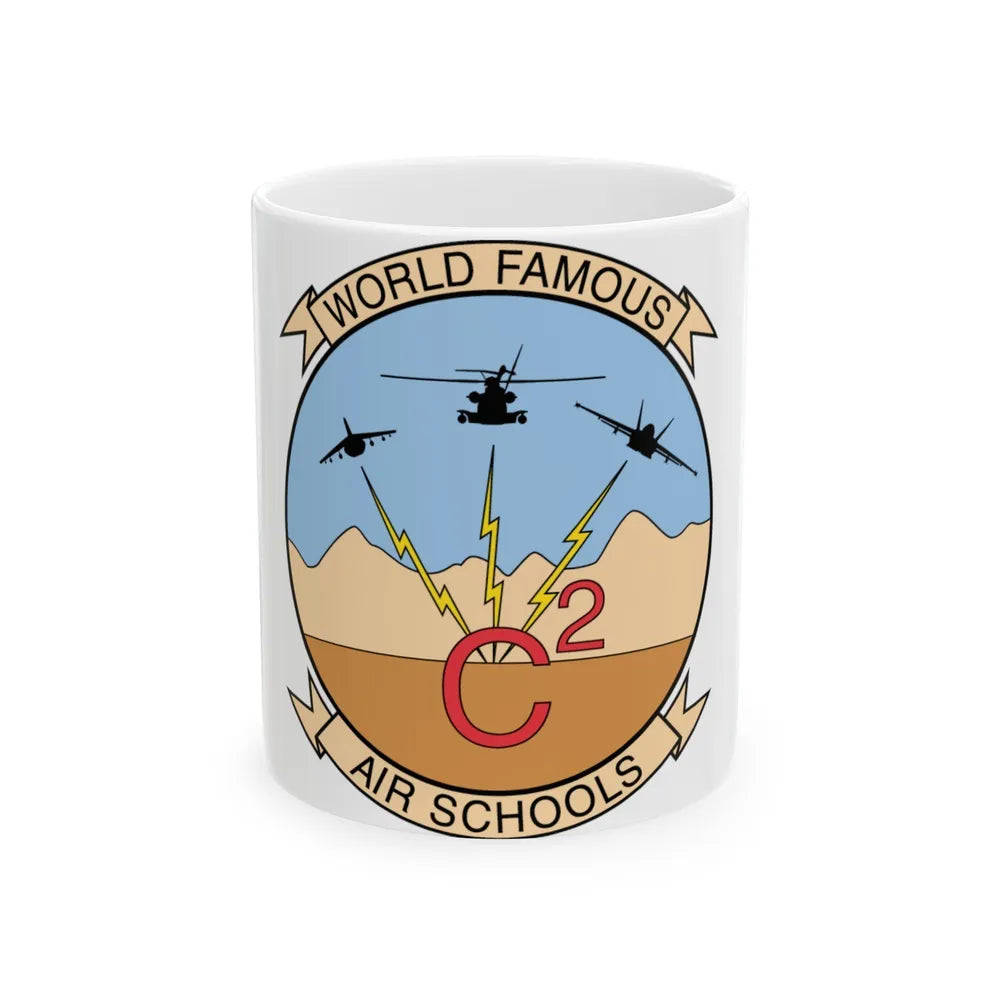 USMC Air Schools (USMC) White Coffee Mug-11oz-Go Mug Yourself