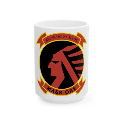 USMC Atlantic Nomads Mass One (USMC) White Coffee Mug-15oz-Go Mug Yourself