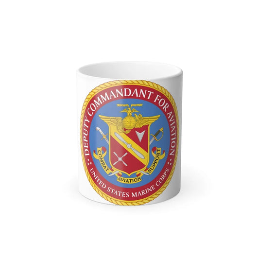 USMC Deputy Commandant for Aviation (USMC) Color Changing Mug 11oz-11oz-Go Mug Yourself