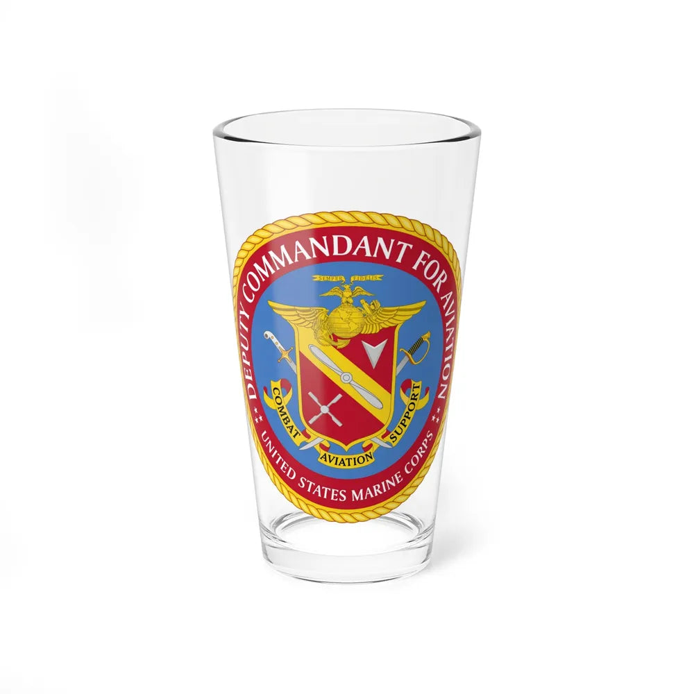 USMC Deputy Commandant for Aviation (USMC) Pint Glass 16oz-16oz-Go Mug Yourself