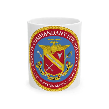 USMC Deputy Commandant for Aviation (USMC) White Coffee Mug 11oz - Go Mug Yourself