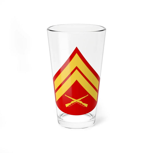 USMC E 4 (United States) (Military Rank) Pint Glass 16oz 16oz - Go Mug Yourself