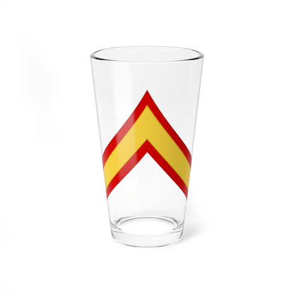 USMC E2 (United States) (Military Rank) Pint Glass 16oz 16oz - Go Mug Yourself