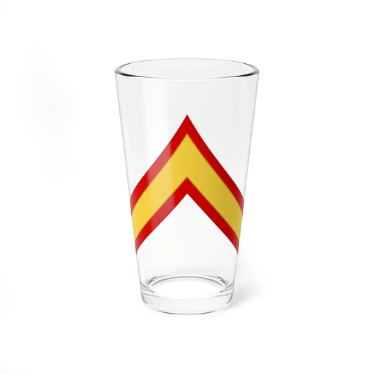 USMC E2 (United States) (Military Rank) Pint Glass 16oz 16oz - Go Mug Yourself