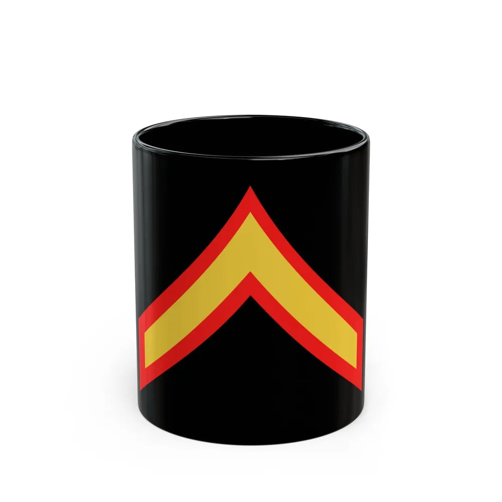 USMC E2 (USMC) Black Coffee Mug-11oz-Go Mug Yourself