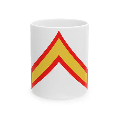 USMC E2 (USMC) White Coffee Mug 11oz - Go Mug Yourself