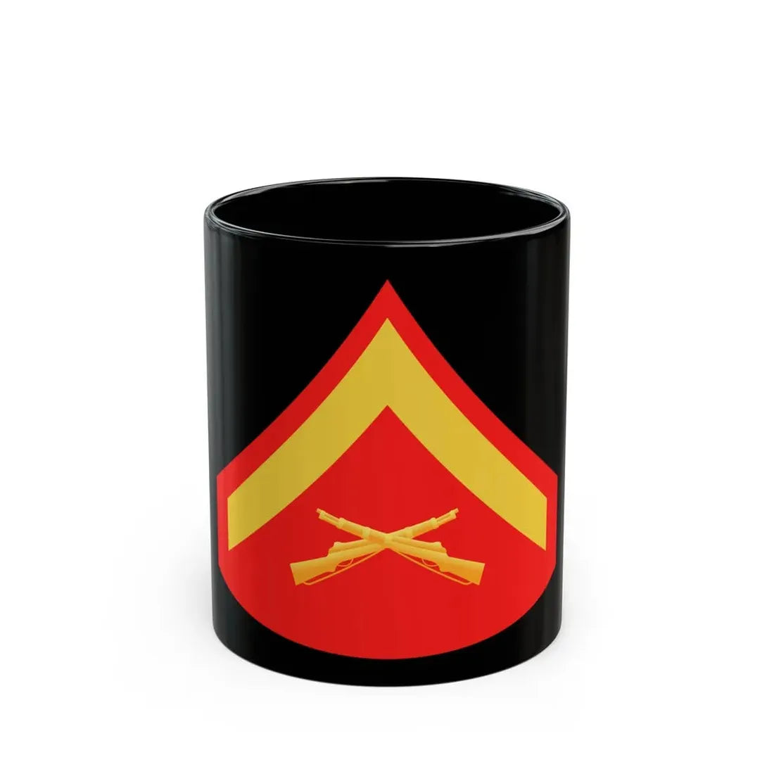 USMC E3 (USMC) Black Coffee Mug 11oz - Go Mug Yourself