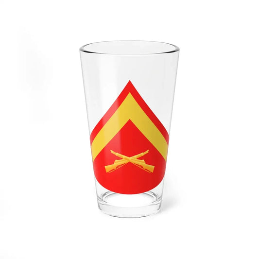 USMC E3 (USMC) Pint Glass 16oz 16oz - Go Mug Yourself