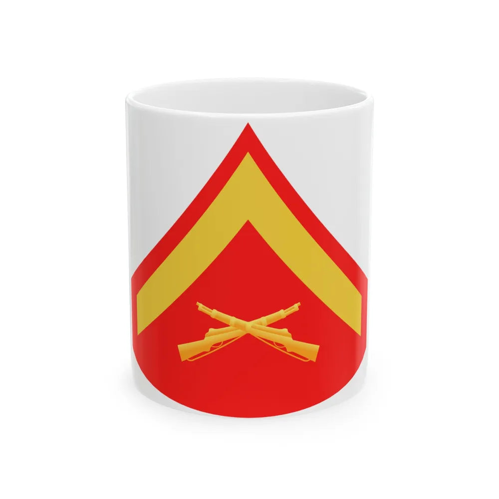 USMC E3 (USMC) White Coffee Mug-11oz-Go Mug Yourself