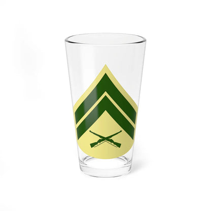 USMC E4 Class C (United States) (Military Rank) Pint Glass 16oz 16oz - Go Mug Yourself