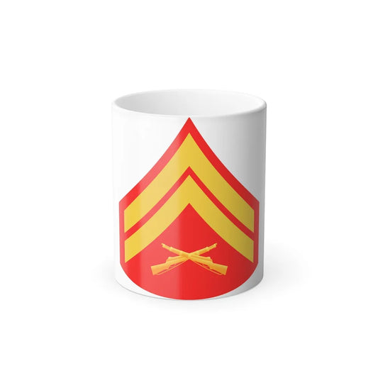 USMC E4 (USMC) Color Changing Mug 11oz-11oz-Go Mug Yourself