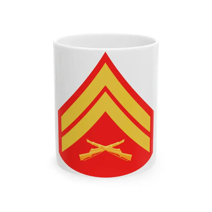 USMC E4 (USMC) White Coffee Mug 11oz - Go Mug Yourself