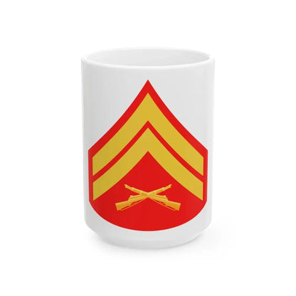 USMC E4 (USMC) White Coffee Mug 15oz - Go Mug Yourself