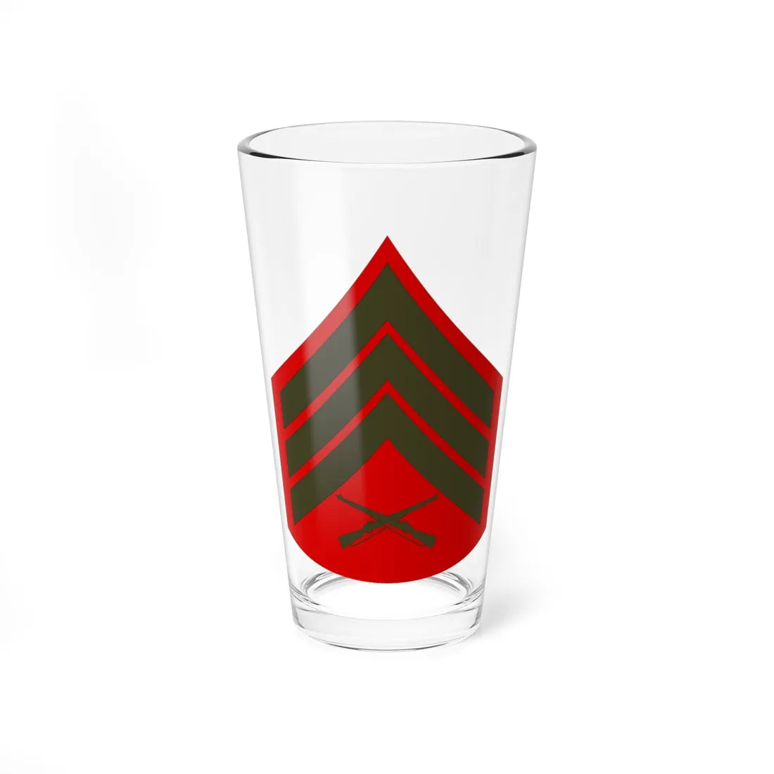 USMC E5 Service (United States) (Military Rank) Pint Glass 16oz 16oz - Go Mug Yourself