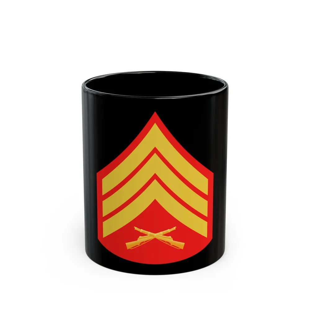 USMC E5 (USMC) Black Coffee Mug-11oz-Go Mug Yourself