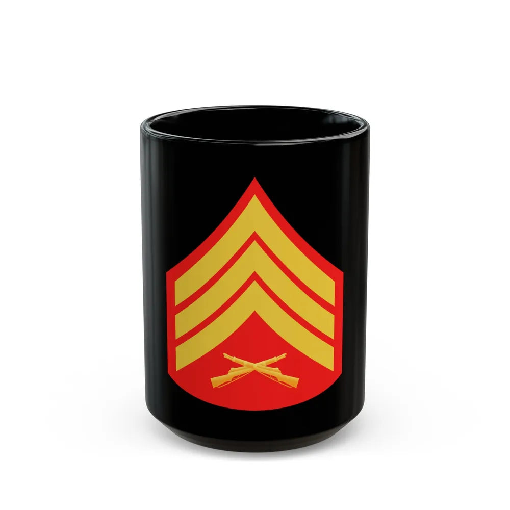 USMC E5 (USMC) Black Coffee Mug-15oz-Go Mug Yourself