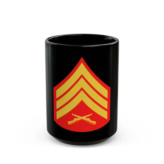 USMC E5 (USMC) Black Coffee Mug 15oz - Go Mug Yourself