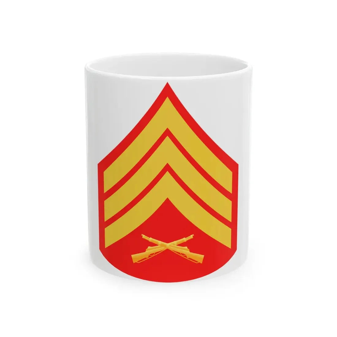 USMC E5 (USMC) White Coffee Mug 11oz - Go Mug Yourself