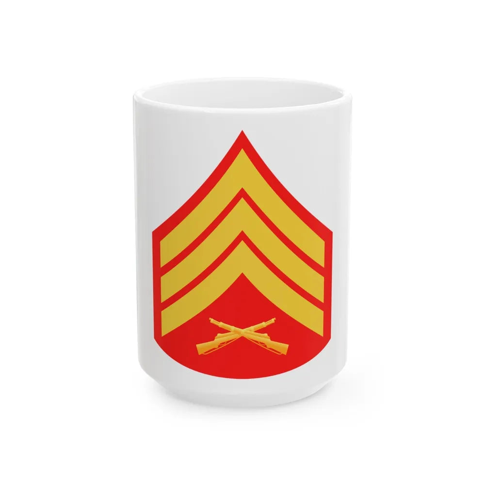 USMC E5 (USMC) White Coffee Mug-15oz-Go Mug Yourself