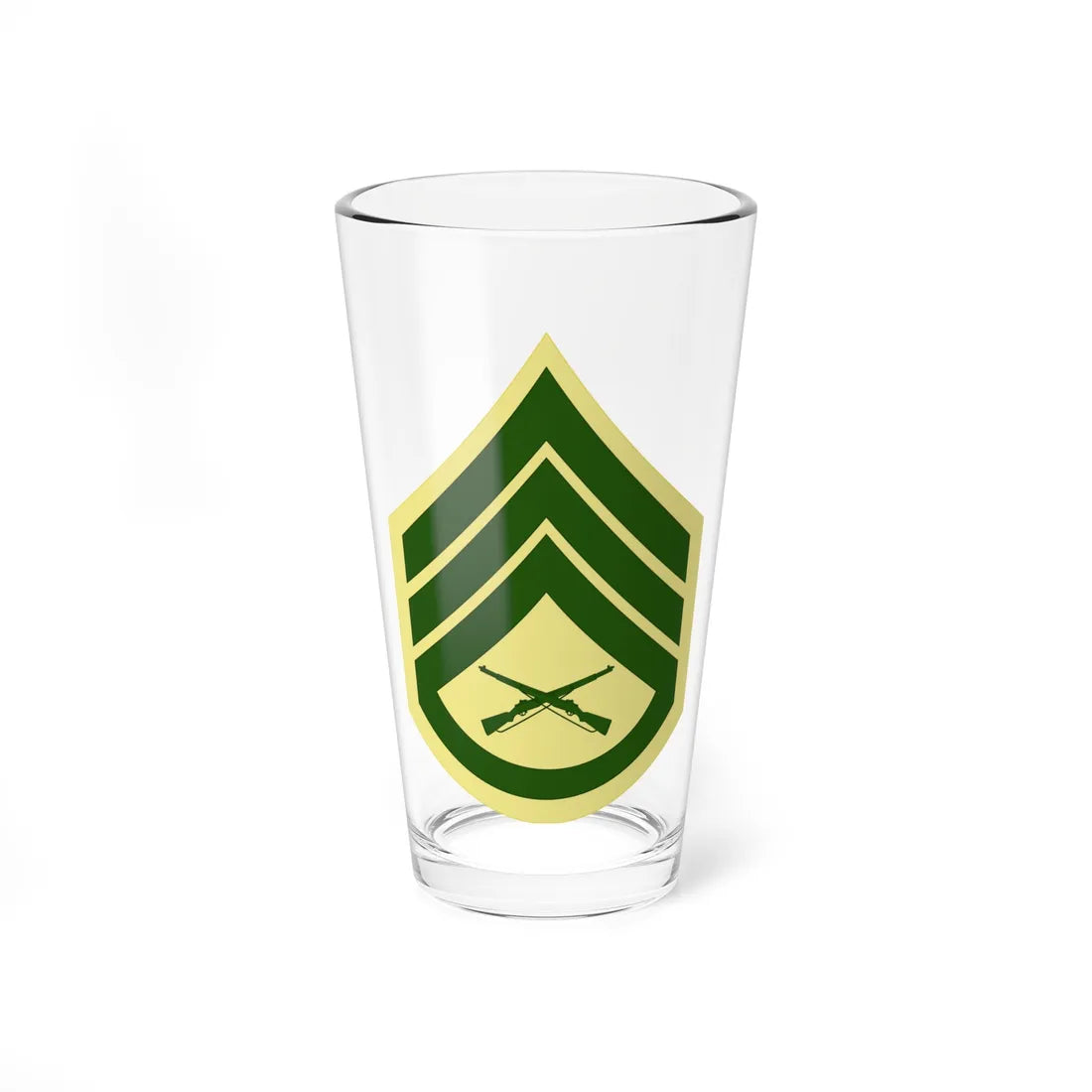 USMC E6 Class C (United States) (Military Rank) Pint Glass 16oz 16oz - Go Mug Yourself