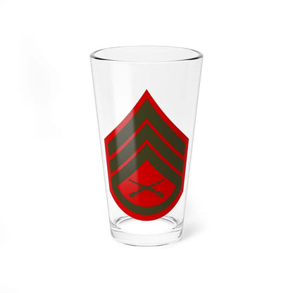 USMC E6 Service (United States) (Military Rank) Pint Glass 16oz 16oz - Go Mug Yourself