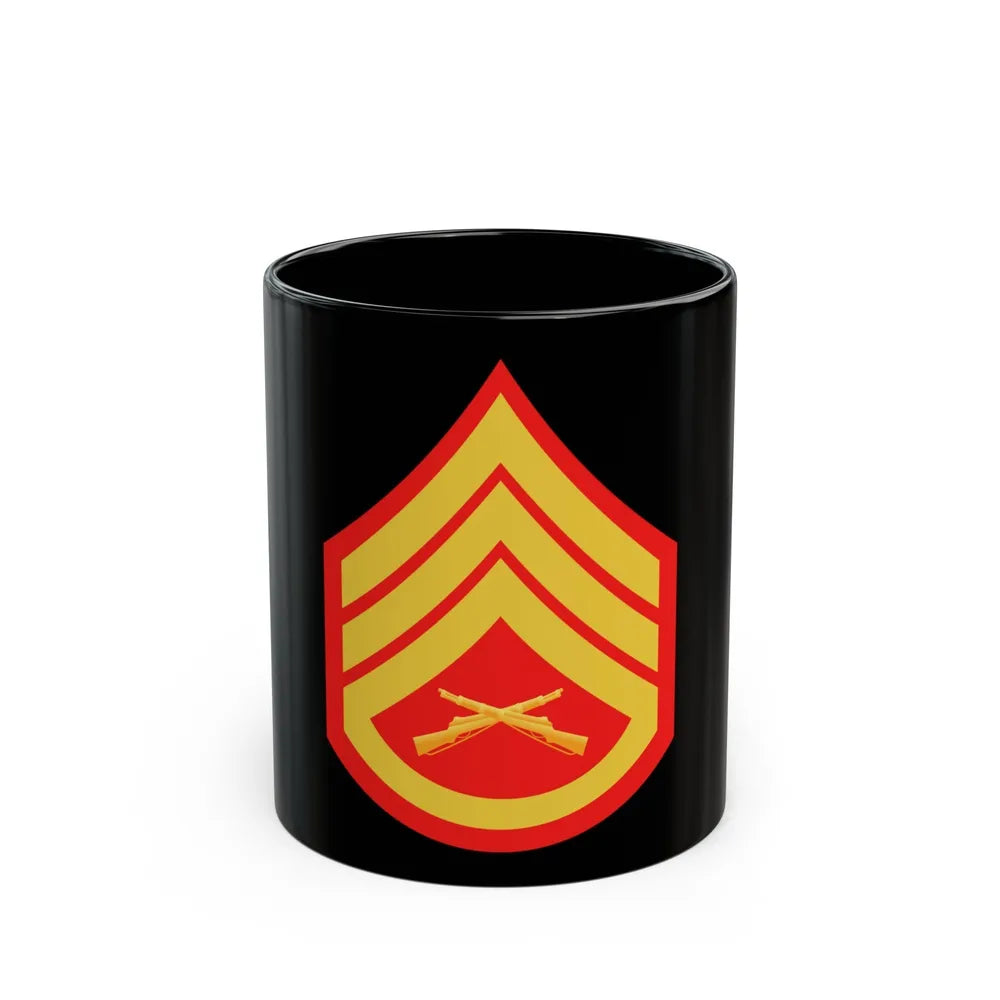 USMC E6 (USMC) Black Coffee Mug-11oz-Go Mug Yourself