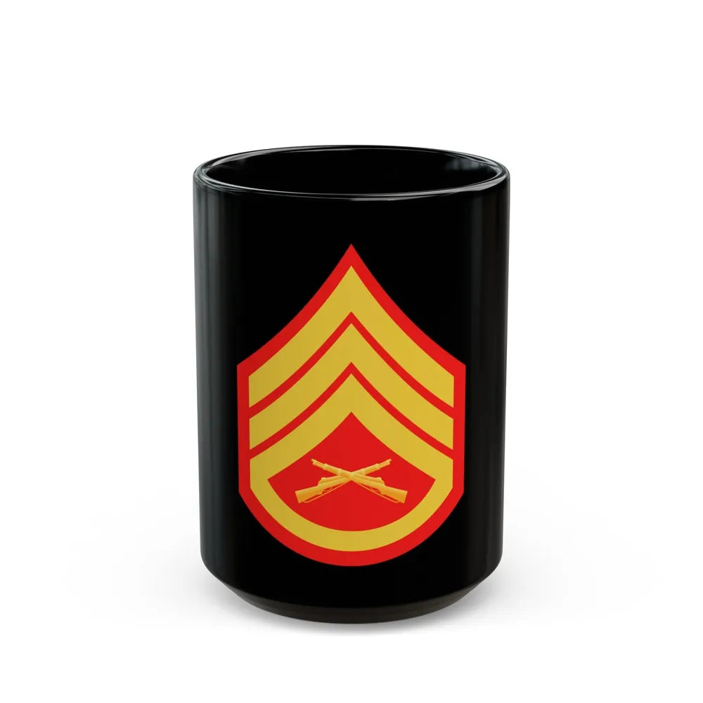 USMC E6 (USMC) Black Coffee Mug-15oz-Go Mug Yourself