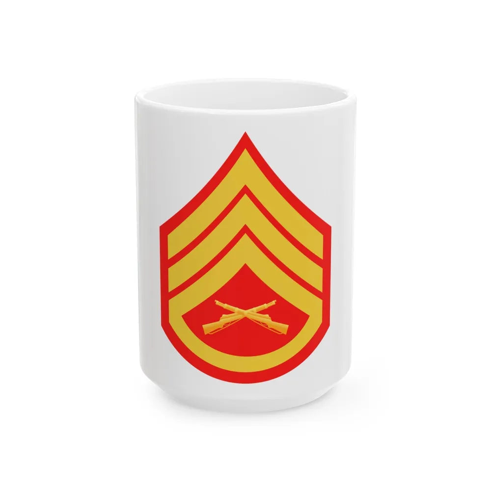 USMC E6 (USMC) White Coffee Mug-15oz-Go Mug Yourself