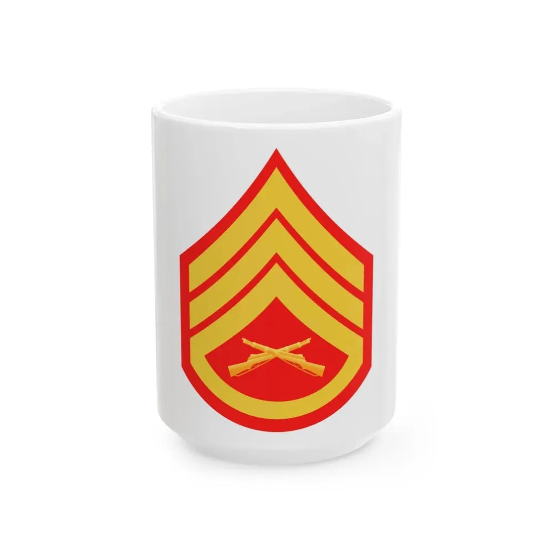 USMC E6 (USMC) White Coffee Mug 15oz - Go Mug Yourself