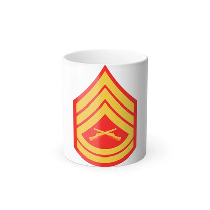 USMC E7 (USMC) Color Changing Mug 11oz-11oz-Go Mug Yourself