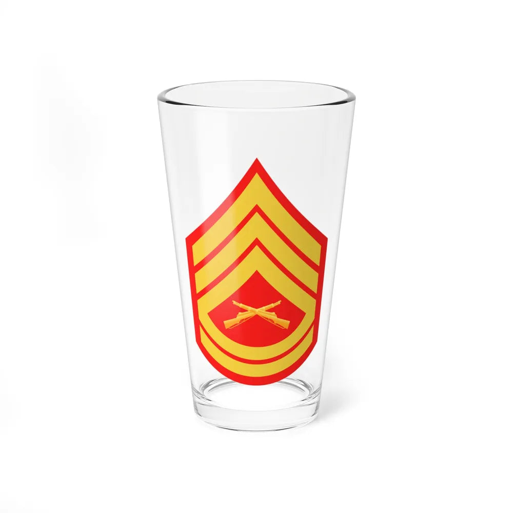 USMC E7 (USMC) Pint Glass 16oz-16oz-Go Mug Yourself