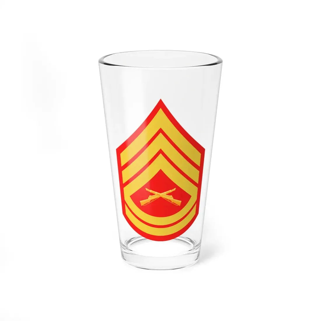 USMC E7 (USMC) Pint Glass 16oz 16oz - Go Mug Yourself