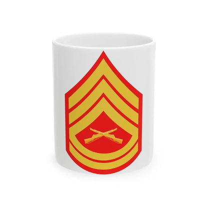 USMC E7 (USMC) White Coffee Mug 11oz - Go Mug Yourself
