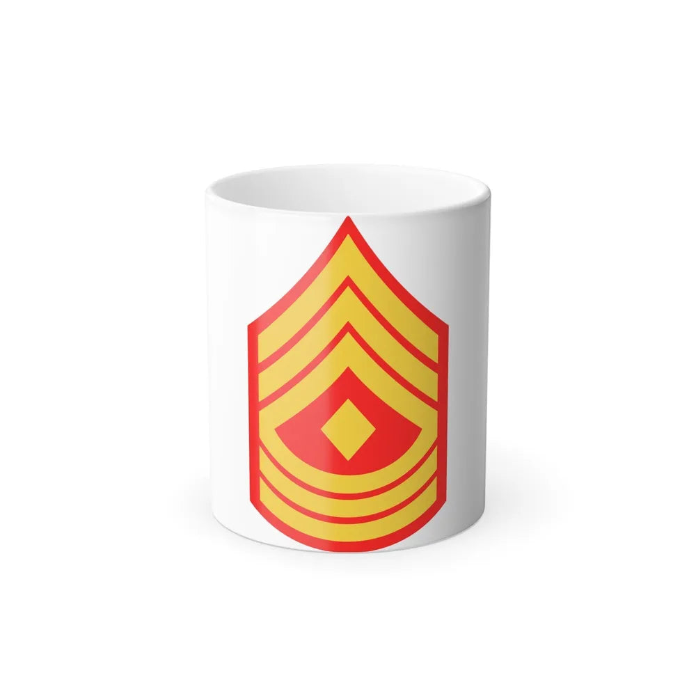 USMC E8 1SG (USMC) Color Changing Mug 11oz-11oz-Go Mug Yourself