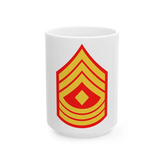 USMC E8 1SG (USMC) White Coffee Mug-15oz-Go Mug Yourself